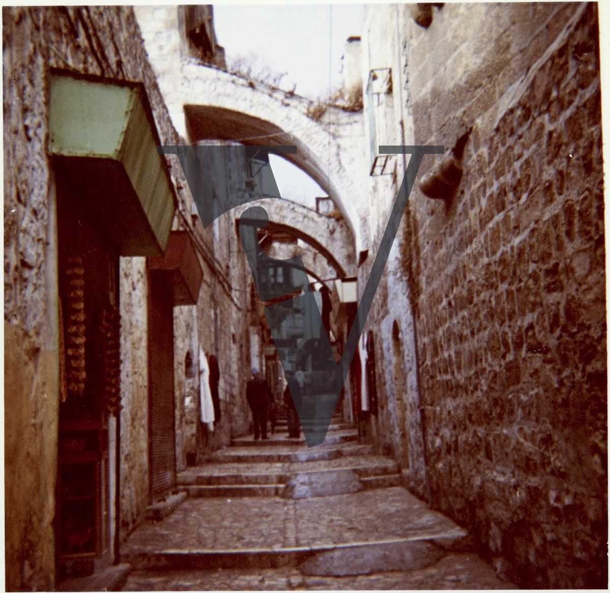 The Gospel Road, production stills, Johnny Cash, Jerusalem street, polaroid.